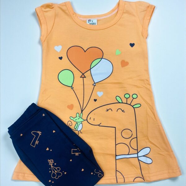 Girl Kit – Cute Giraffe Print Outfit